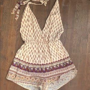 Open back romper